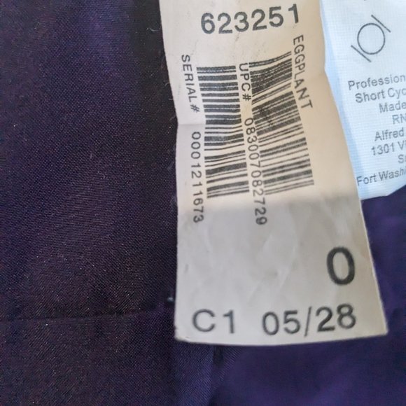 Formal Strapless Dress. Purple. Size 0. - Picture 7 of 7